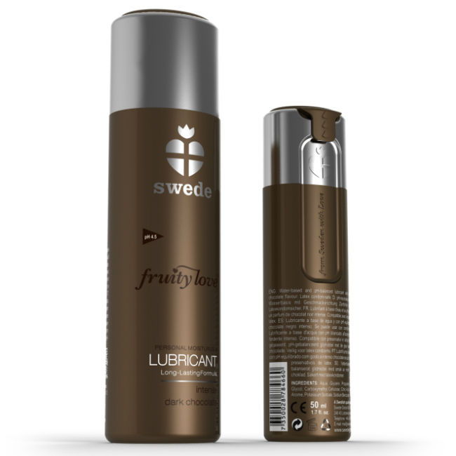 Swede Fruity Love lubrikant s okusom tamne čokolade, 100 ml