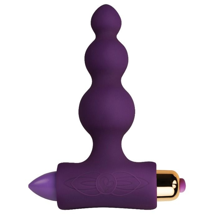 ROCKS-OFF Petite Bubbles analni vibrator, lila