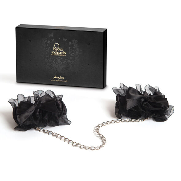 Bijoux Indiscrets Frou Frou lisice za ruke od organze i satena