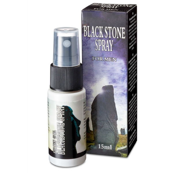 COBECO Black Stone sprej za odgađanje vrhunca za muškarce, 15 ml