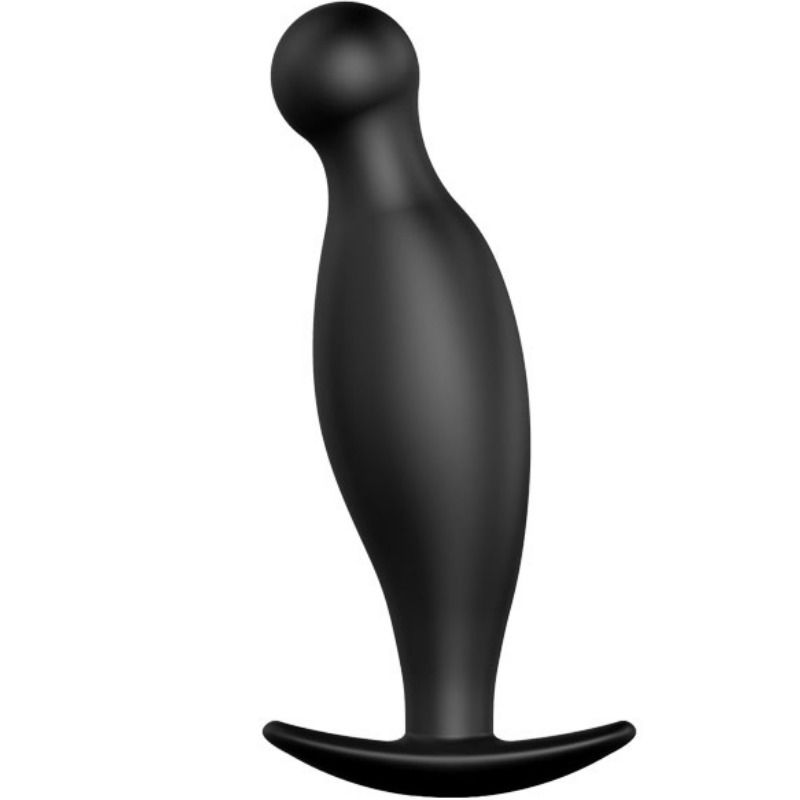 Pretty Love analni čep od silikona, 11,7 cm, crni