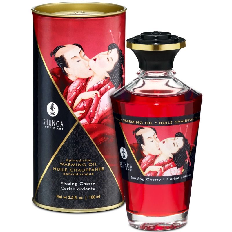 SHUNGA Intense Cherry ulje za masažu s učinkom zagrijavanja 100 ml