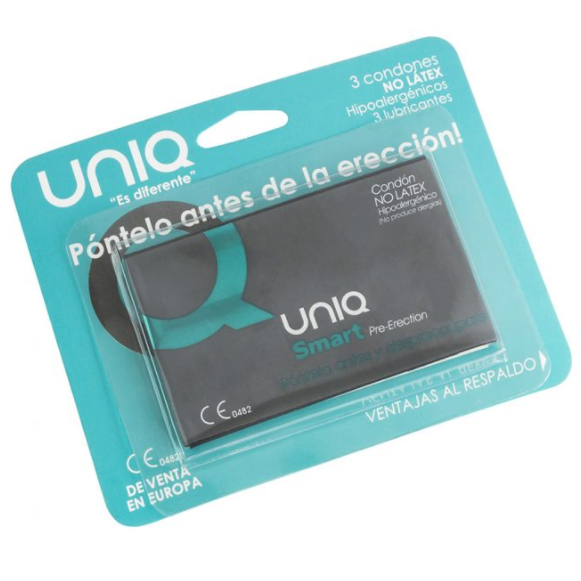 UNIQ Smart prezervativi bez lateksa, 3 komada
