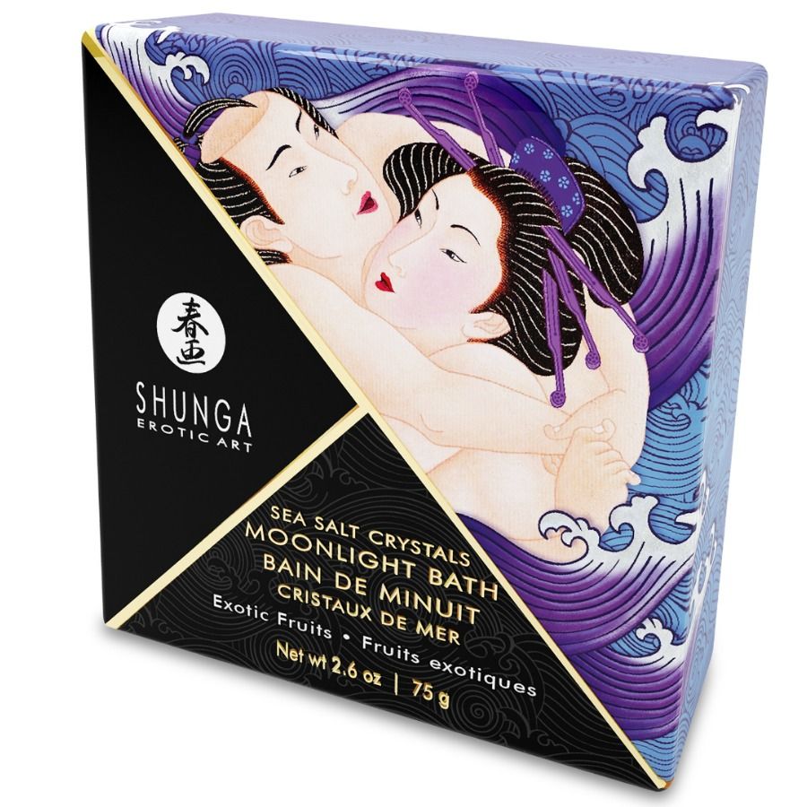 SHUNGA Exotic Purple mirisna sol za kupanje, 75 g