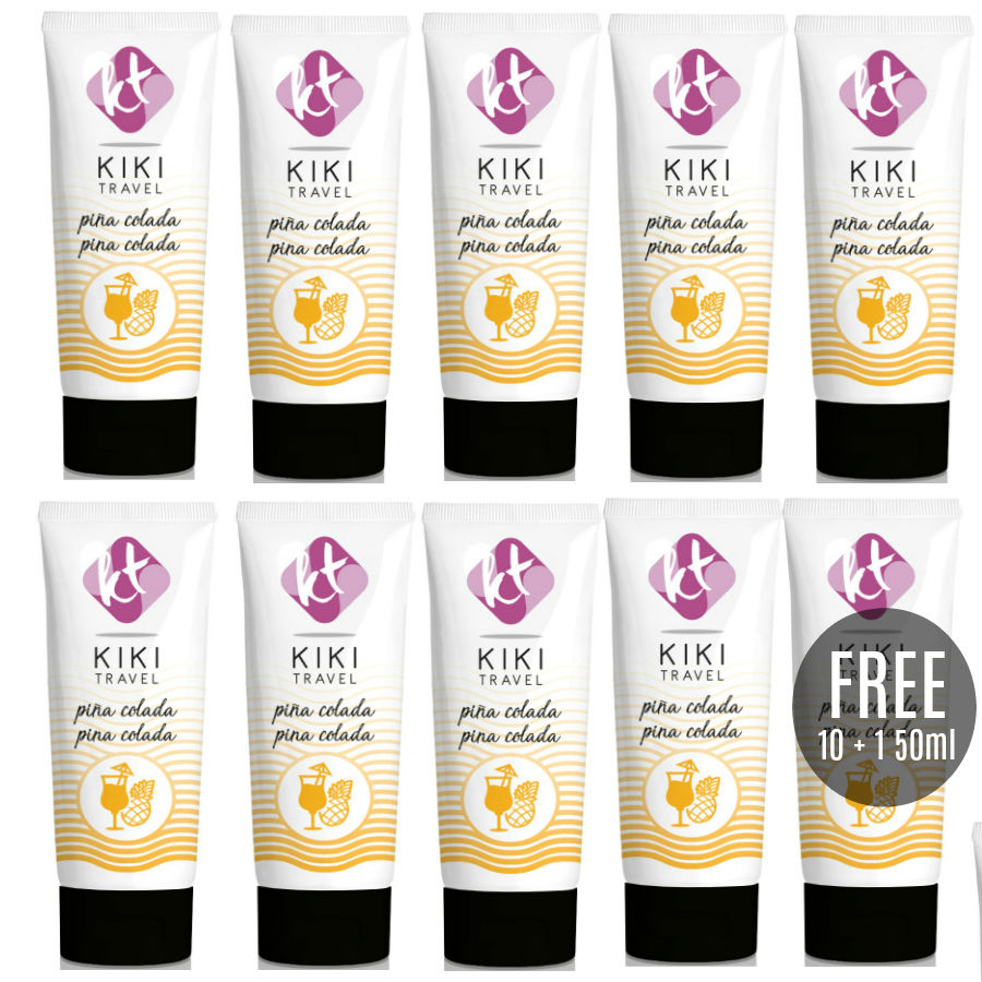 Pina Colada lubrikant na bazi vode, veganski, njegujući, 50 ml KIKÍ TRAVEL