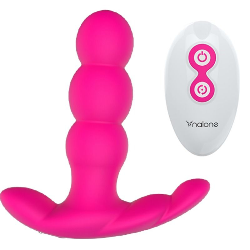 NALONE Pearl vibrator s daljinskim upravljačem, crni