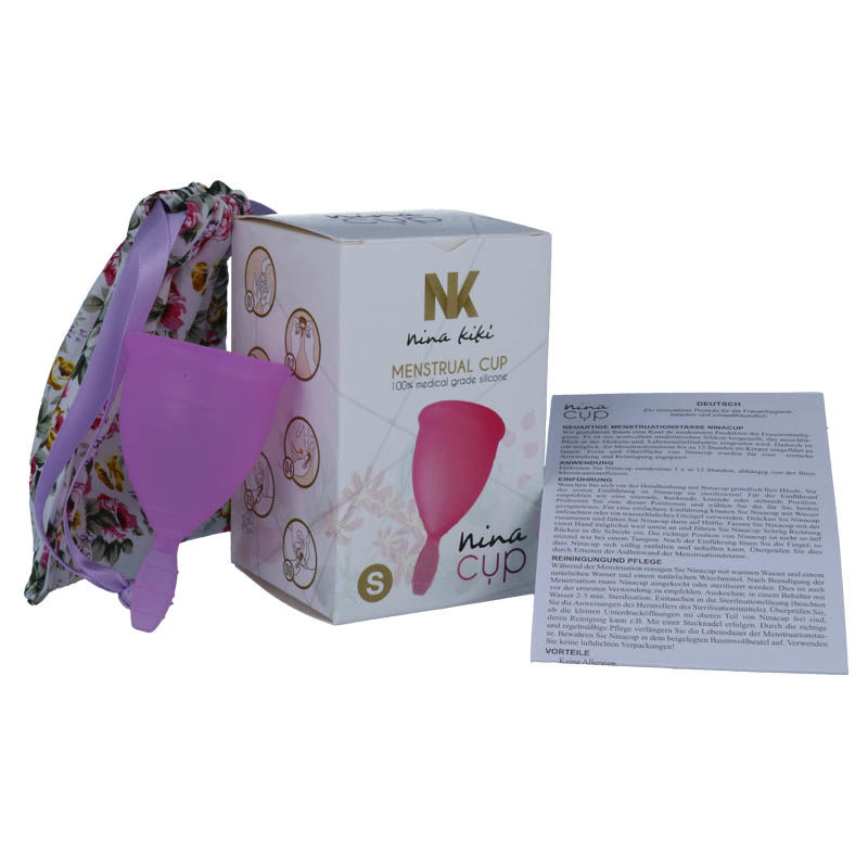 NINA KIKÍ menstrualna čašica, veličina S, ljubičasta