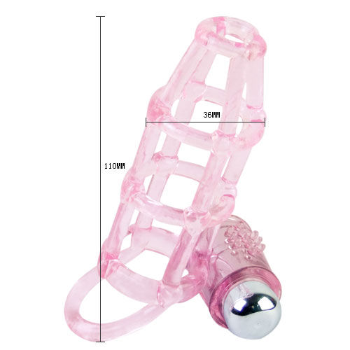 BAILE Sweet navlaka za penis s vibracijskim prstenom