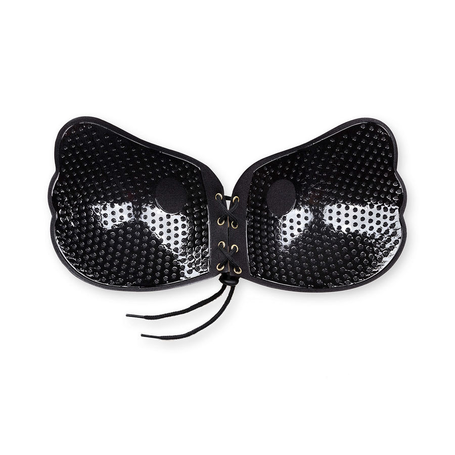BYE BRA Lace It samoljepljivi grudnjak za podizanje, košarica A, crni