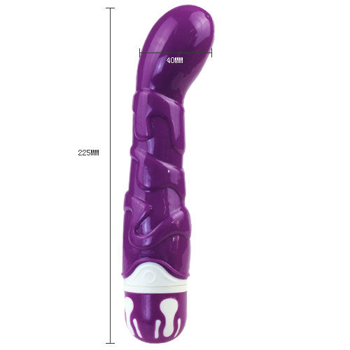 BAILE Realistic Cock Sensation vibrator, ljubičasti