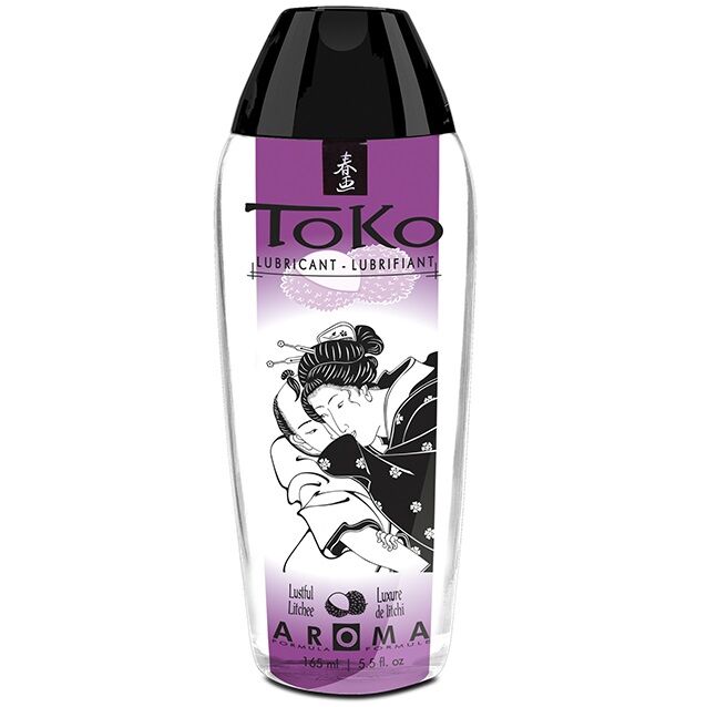 Shunga Toko Lustful Litchee lubrikant s okusom, 165 ml