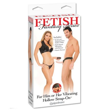 Fetish Fantasy Series šuplji vibrator s pojasom