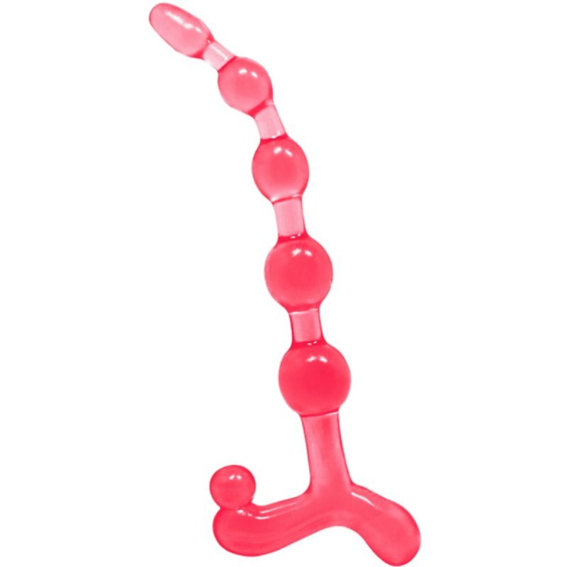 BAILE Bendy Twist analne kuglice, crvene