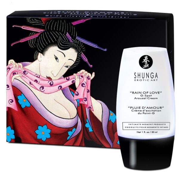 SHUNGA Rain of Love krema za stimulaciju G točke s uputama, 30 ml