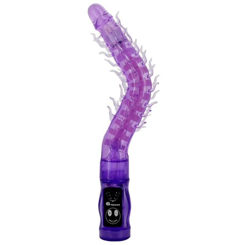BAILE Thorn Lilac vibrator sa stimulatorom klitorisa