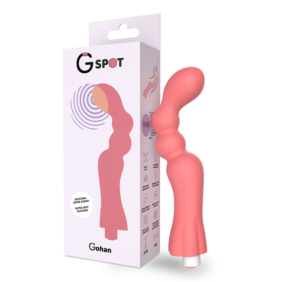 G-SPOT Gohan vibrator za G točku, svijetlocrveni
