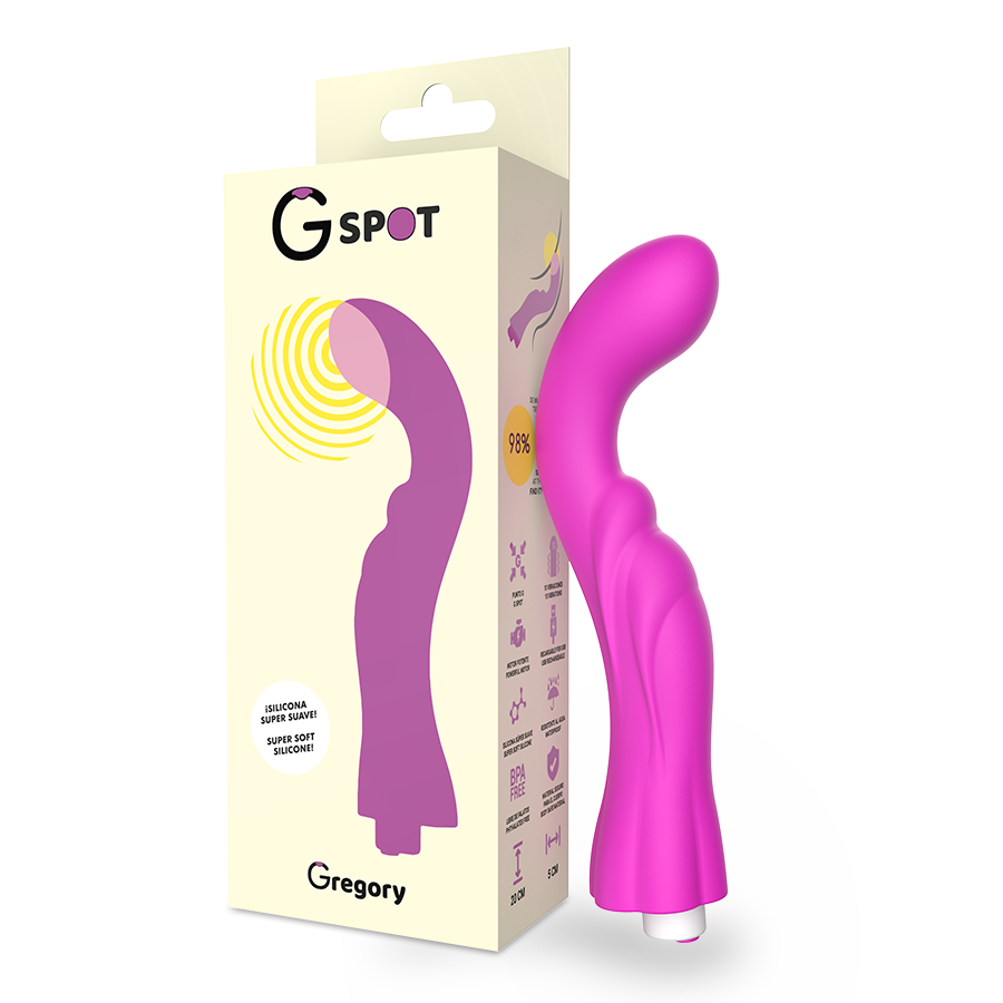 G-SPOT Gregory vibrator za G točku, ljubičasti