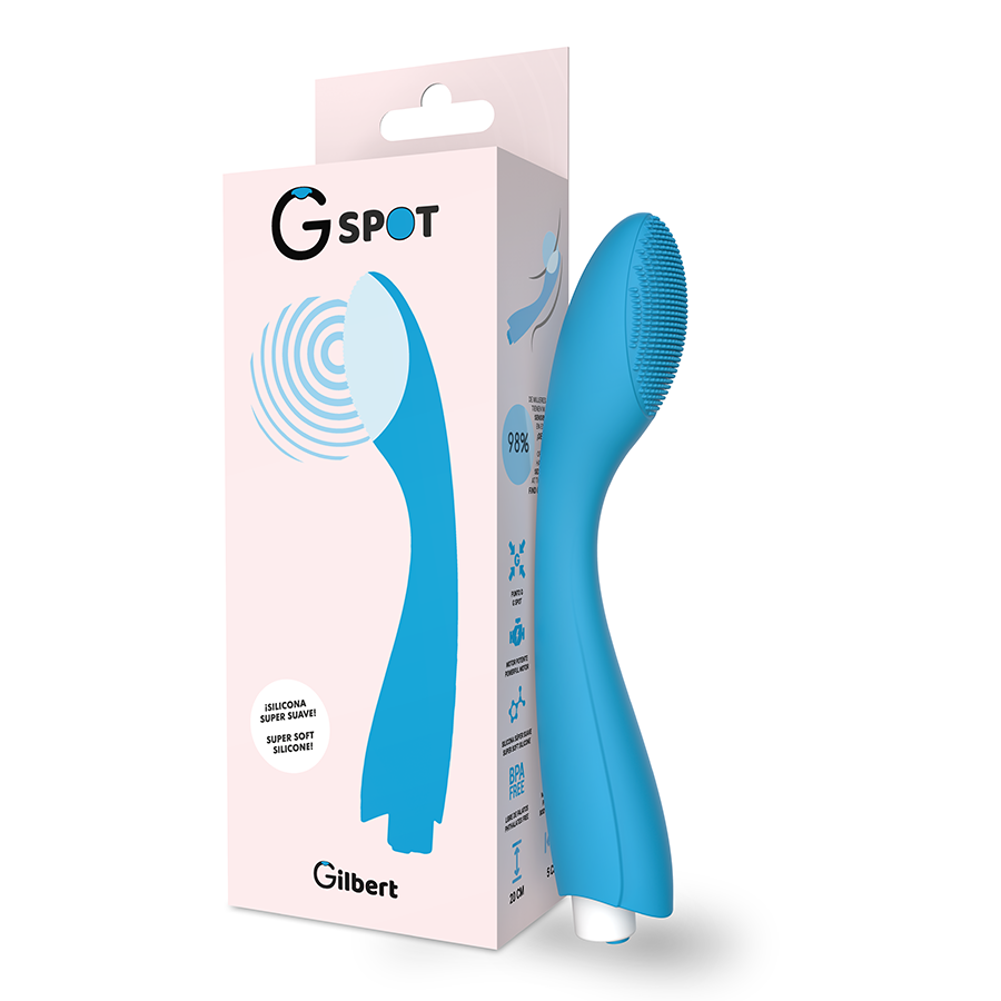G-SPOT Gylbert vibrator za G točku, tirkizni