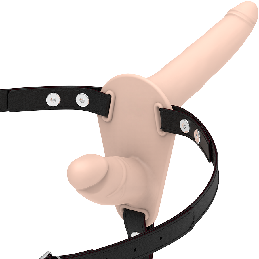 FETISH SUBMISSIVE HARNESS strap on pojas s dva dilda