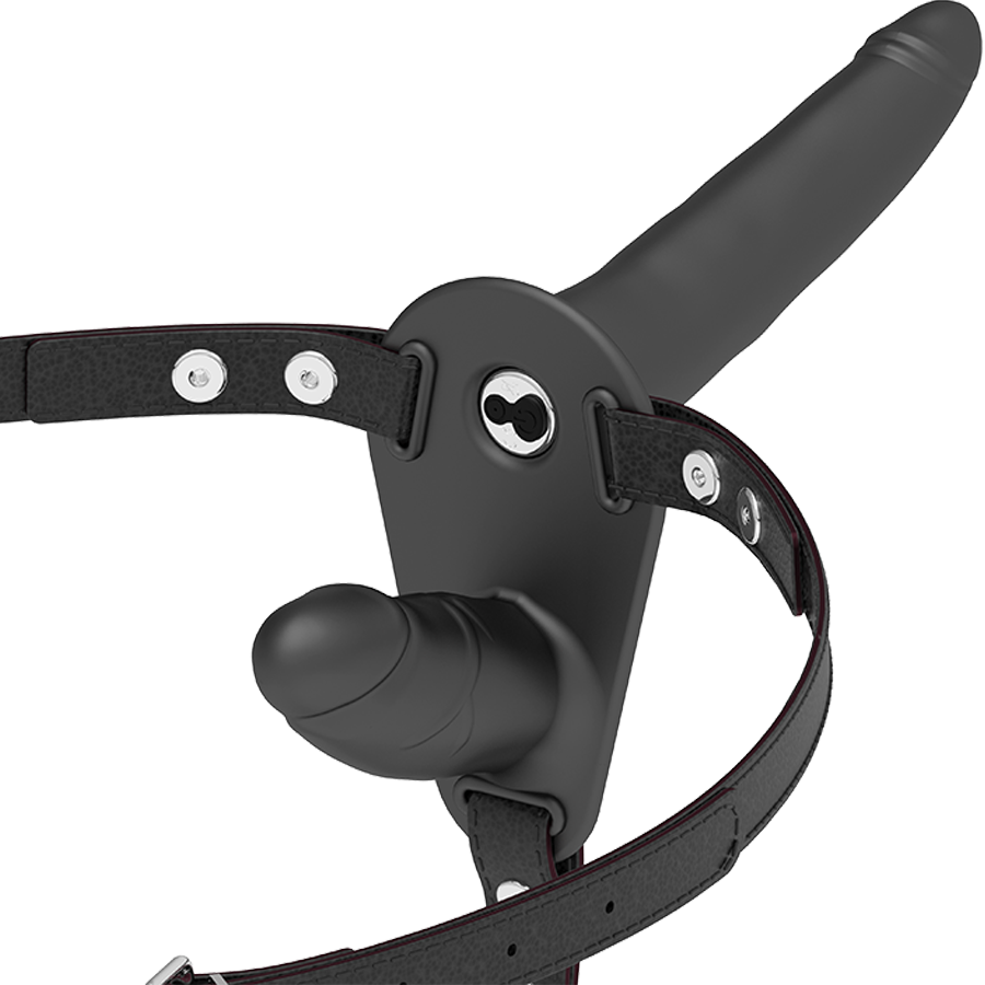 FETISH SUBMISSIVE HARNESS dvostruki harness s vibratorom