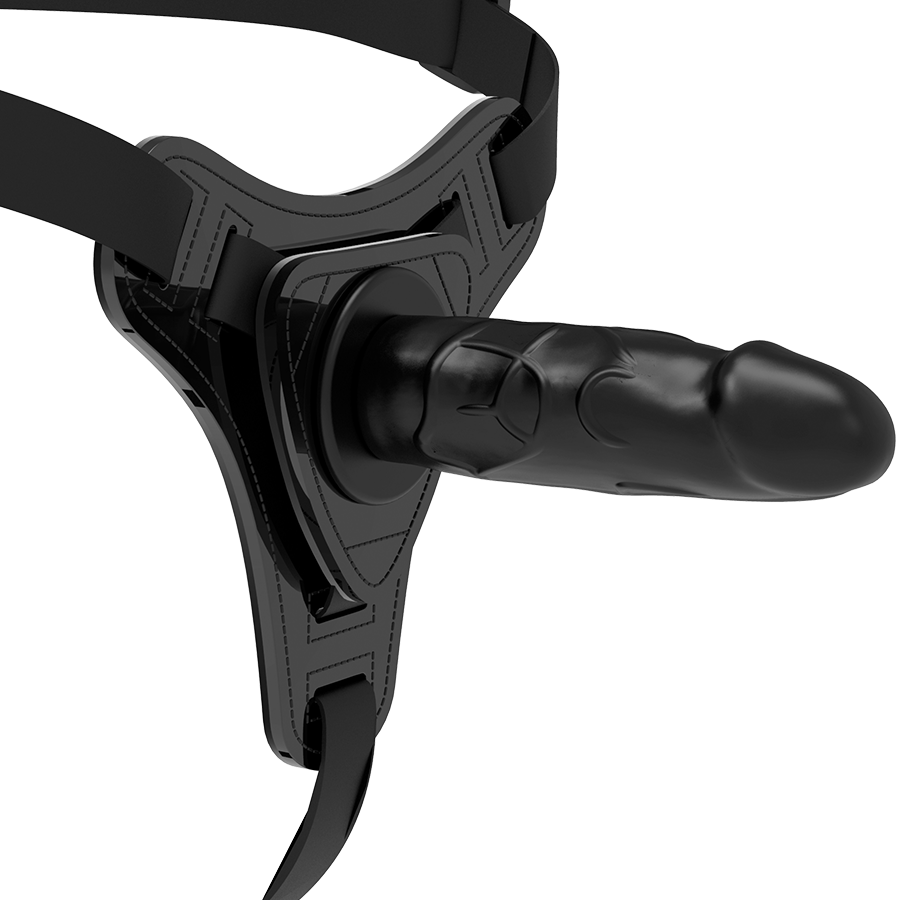 Fetish Submissive pojas od crnog silikona, 15 cm