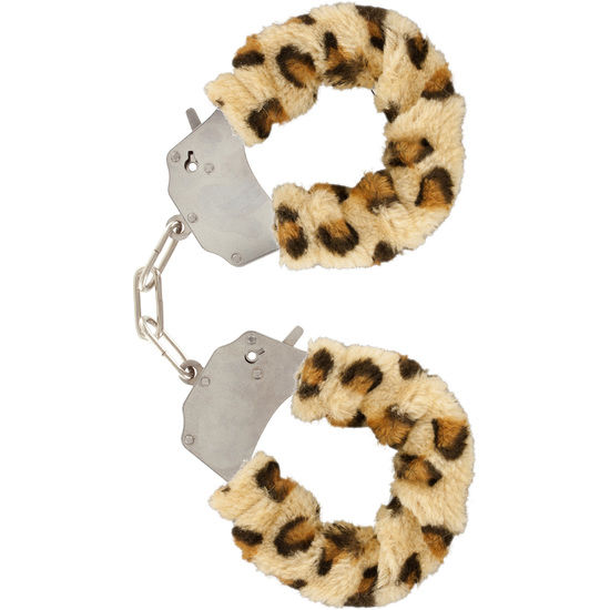 TOYJOY Furry Fun lisice za zapešća s uzorkom leoparda