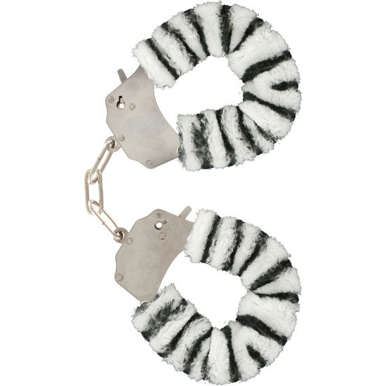 TOYJOY Furry Fun Zebra lisice za zapešća