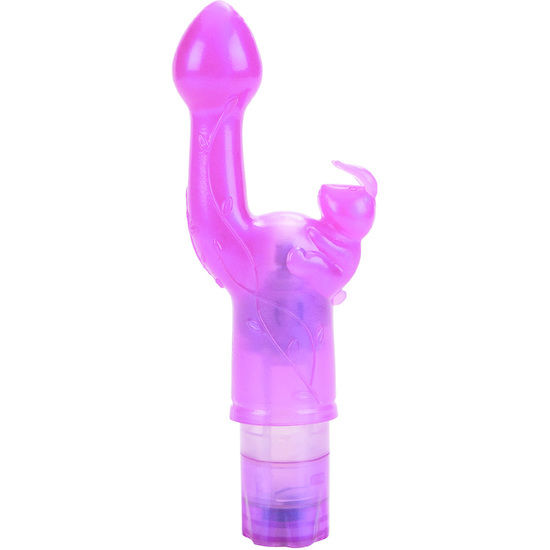 CalExotics The Original Bunny Kiss, ružičasti vibrator za G-točku i klitoris