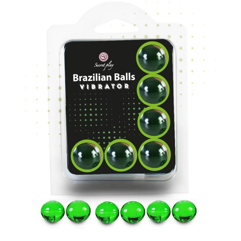 SECRETPLAY Brazilian Balls, set od 6 topljivih masažnih kuglica