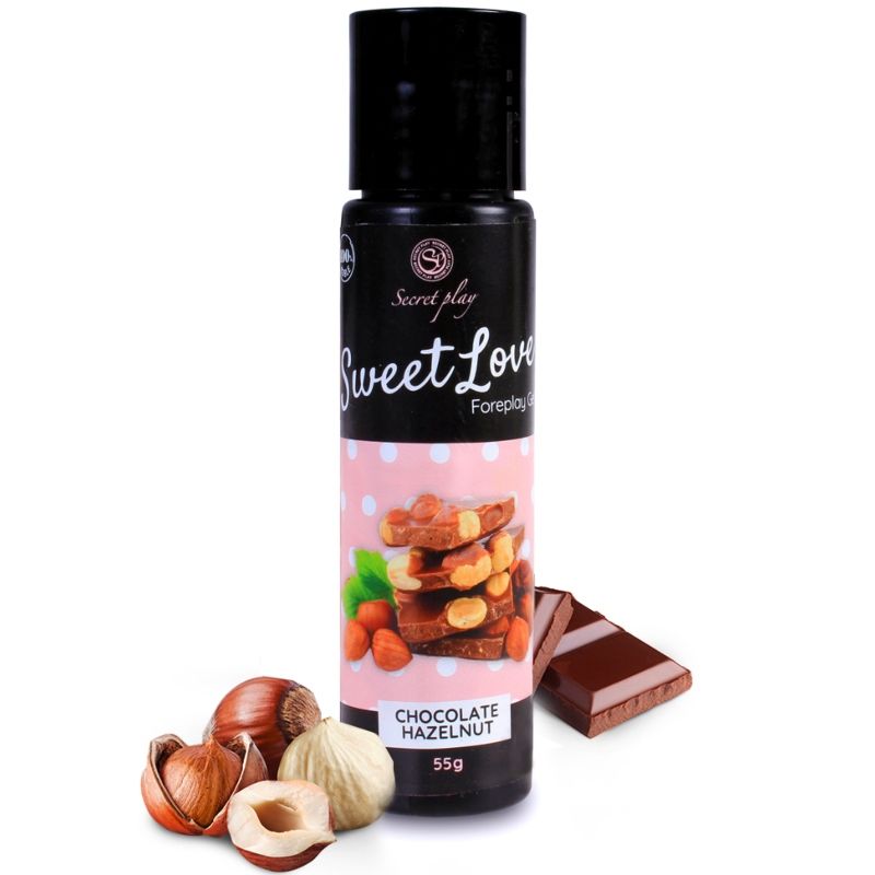 Secretplay Sweet Love lubrikant s okusom čokolade i lješnjaka, 60 ml