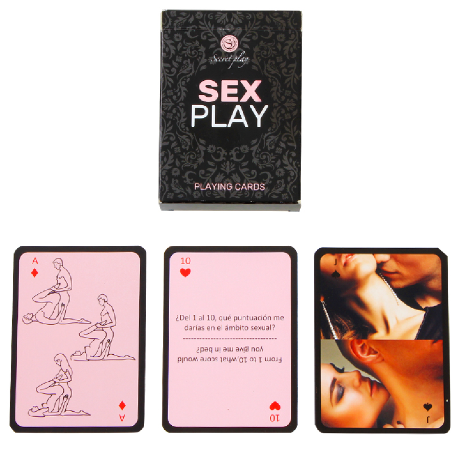 SECRETPLAY Sex Play erotska kartaška igra, španjolski i engleski