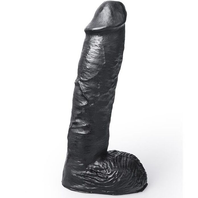 HUNG SYSTEM Mickey realistični dildo, crni, 24 cm