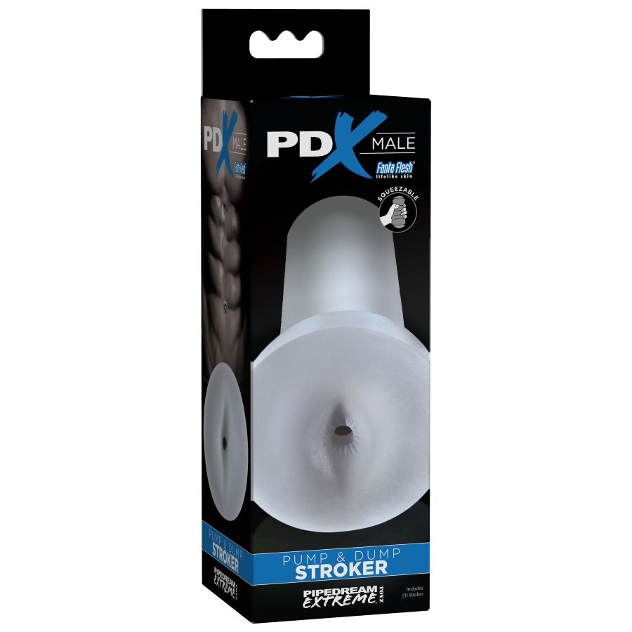 EXTREME TOYZ PDX masturbator za muškarce Pump and Dump, proziran