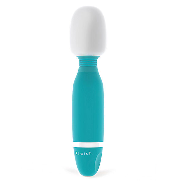 B Swish Bthrilled Classic vibrator s masažnom glavom u žadno plavoj boji