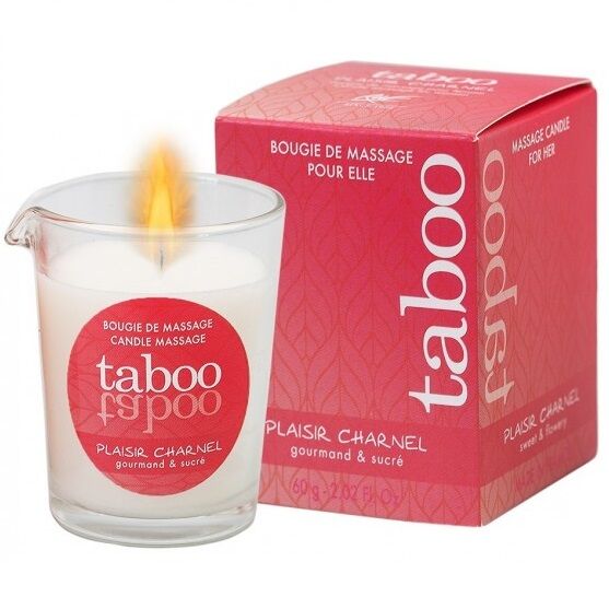 RUF Taboo Plaisir Charnel masažna svijeća, 60 g
