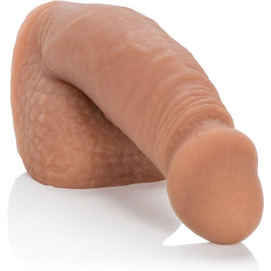 CalExotics pakirni penis od TPR-a, smeđi, 14,5 cm