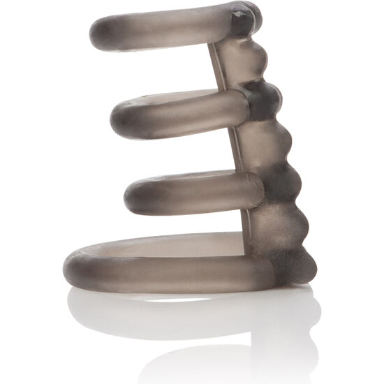 CalExotics Dr. J Support Master Triple Smooth prsten za penis bez vibracija