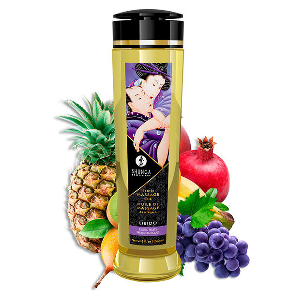 SHUNGA Libido ulje za masažu s egzotičnim voćnim mirisom, 240 ml