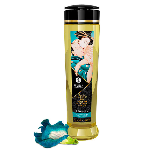 Shunga Sensual ulje za masažu Flores de la Isla, 240 ml