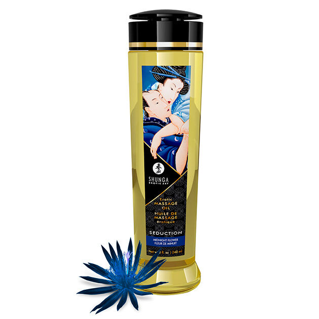 Shunga Seduction ulje za masažu s mirisom ponoćnog cvijeća, 240 ml