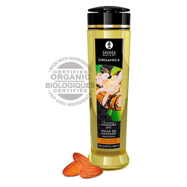 Shunga ulje za masažu s mirisom badema, 240 ml