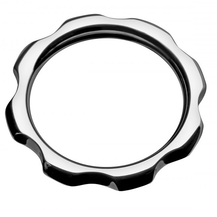 METAL HARD penisni prsten bez vibracija od čelika, 50 mm