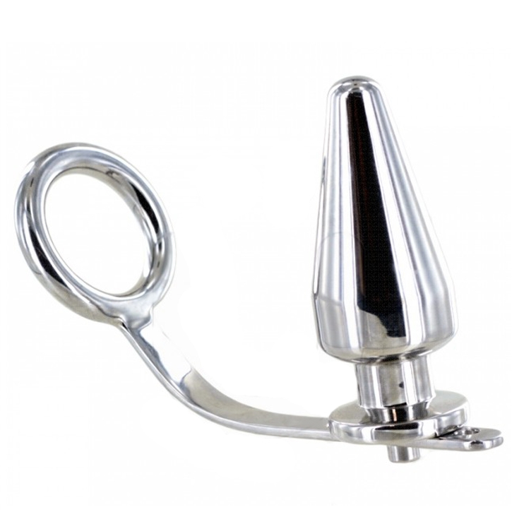 METAL HARD analni čep s čeličnim prstenom, 4,5 cm