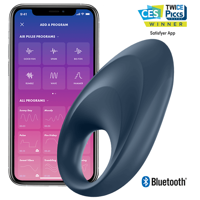 Satisfyer Mighty One vibrirajući prsten za penis s upravljanjem putem aplikacije