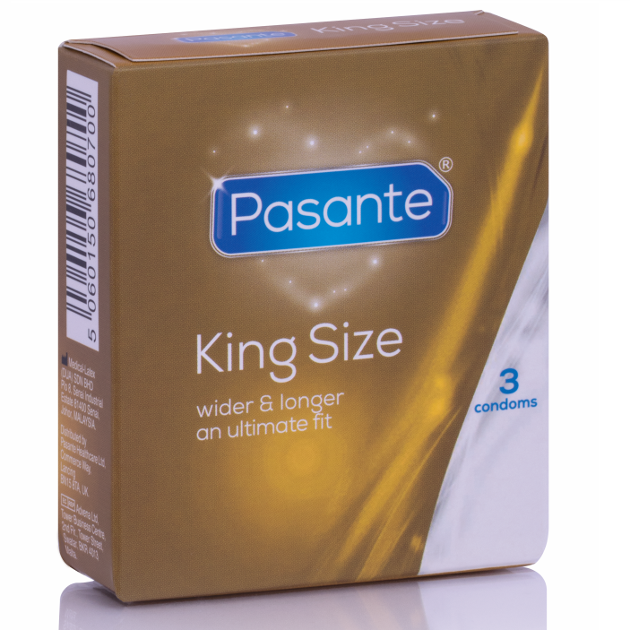 PASANTE King Size kondomi, 3 komada
