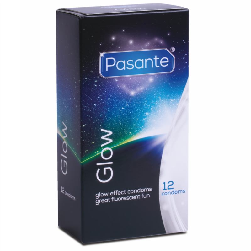 PASANTE Glow kondomi koji svijetle u mraku, 12 komada