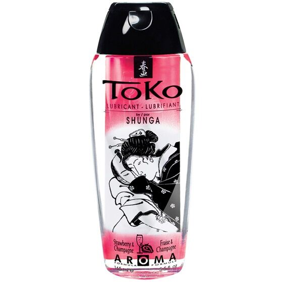 SHUNGA Toko lubrikant s aromom jagode i šampanjca