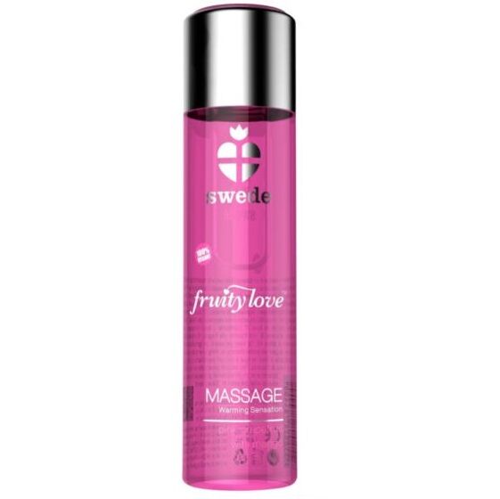 SWEDE Fruity Love ulje za masažu s učinkom zagrijavanja, grejpom i mangom, 60 ml