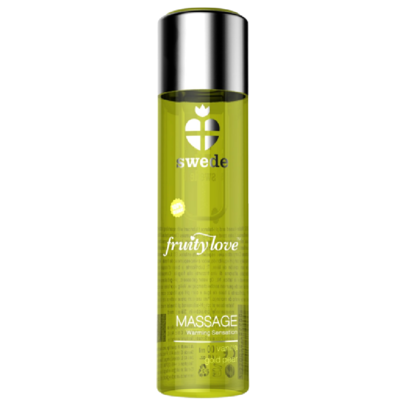 SWEDE Fruity Love ulje za masažu s mirisom vanilije i zlatne kruške, 120 ml