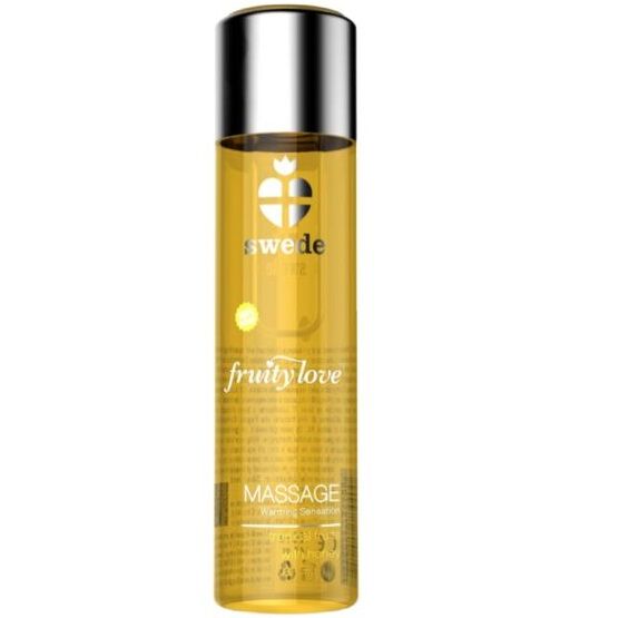 SWEDE Fruity Love ulje za masažu s učinkom zagrijavanja, miris voćnog meda, 60 ml